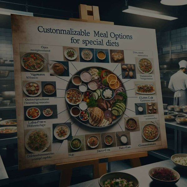 Comment intégrer des options de repas personnalisables pour les régimes spéciaux dans un restaurant de cuisine internationale ?